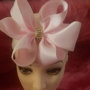 Handmade pink headband